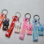 Cartoon Cute PVC Silicone Flexible Rubber Key Chain spiral string