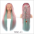 Color Head Wig Mannequin Head Highlight Mock Wig Wig Mannequin Head Braided Hair Updo Model Head Rainbow Head Mannequin Head