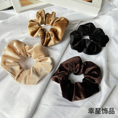 Simple Velvet Hair Band Fashion Highly Elastic Hair Rope Hair Band Temperament Female Headwear Korean Style Headband Hair Accessories