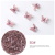 Nail Butterfly Ornament Trending Cute Girl Same Style Mixed Color Three-Dimensional Resin Nail Decorative Diamond