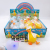 Creative New Undress Duck Decompression Compressable Musical Toy Vent Flash Duck Squeeze Small Animal in Stock Wholesale