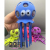 Factory Direct Sales Jellyfish Holed Balls Decompression Toys for Children Simulation Marine Jellyfish Squeezing Toy TPR Soft Glue Octopus