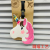 Cartoon PVC Flexible Glue Luggage Card Custom Pattern Unicorn Cartoon Luggage Card Custom Luggage Tag Tag Badge