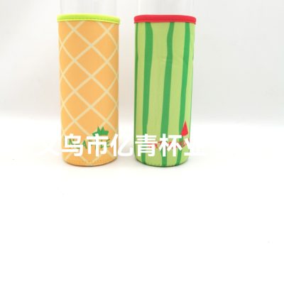 Cup Cover Cloth Cover Neoprene Can Cooler Insulate Cup Set Printing Cup Cover