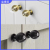 Wardrobe Handle Simple European Gold High-End Entry Lux Crystal Cabinet Wine Cabinet Drawer Handle Sofia