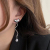 Korean Niche Design Love Asymmetric Sterling Silver Needle Stud Earrings for Women New Personalized Cold Style Trendy Earrings