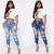   Chic Elegant Retro High Waist Breasted Jeans Women's New oose Drooping Straight-eg Wide-eg Pants Slimming