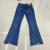   Cross-Border Foreign Trade European and American Street Ripped Wide-egged Jeans Women's Autumn and Winter New High Waist Straight Mopping Pants 2022