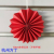 Spring Festival Red Floral Paper Fan Flower Wedding Festival Decoration Red Paper Fan New Year Blessing Poke Folding Paper Fan Blessing Fan Wholesale