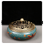 2023 Aromatherapy Furnace Backflow Incense New Enamel Lotus Copper Furnace Size: 9*5.5cm