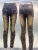   Amazon Foreign Trade New Khaki Printing Printing D2 Jeans Tight Beggar European and American Men's Pants 1301