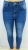   Denim Women's Pants Craft Foreign Trade High Quality Italian Series Slimming onger eg Mid-Waist Straight Jeans