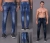  New Retro Slightly Flared Jeans Women's High Waist Slim Fit Slimming European and American Style Design Sense Niche Horseshoe Pants