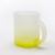 Thermal Transfer Gradient Glass Good-looking Ins Style Blank Sublimation Glass Beer Steins 11Oz Cup