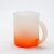 Thermal Transfer Gradient Glass Good-looking Ins Style Blank Sublimation Glass Beer Steins 11Oz Cup