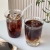 Ice American Latte Coffee Cup Ins Style Glass High Temperature Resistant Minimalist Water Cup Milk Cup Drink Cup Juice Cup