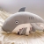 Shark Dog Doll Funny Plush Toy Sand Carving Birthday Gift Funny Shark Dog Rag Doll Pillow
