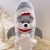 Shark Dog Doll Funny Plush Toy Sand Carving Birthday Gift Funny Shark Dog Rag Doll Pillow