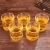 Glass Online Influencer Fashion round Diamond 6 Transparent Whiskey Glass 200ml Wine Glass Household Spirits Glass HTTP