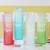 Glass Fresh Simple Gradient Colorful Water Printing Logo Advertising Cup Stall Opening Small Gift Wholesale