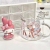 Glass Cartoon Printed Water Cup Borosilicate Cute Ins Style Girl Heart Microwave Oven Heated Cereal