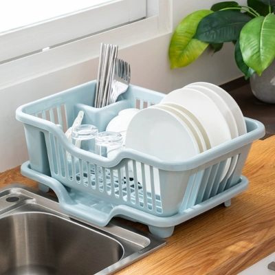 J35-S-800L Dish Chopstick Holder Drain Basket Sink Dish Draining Storage Rack Dish Storage Rack Draining Bowl Rack