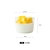 Glass Fresh Heat-Resistant Pudding Cup Mousse Cup Yogurt Cup Milk Cup Breakfast Salad Dessert Bowl with Cover H