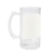 Heat Transfer Glass Beer Steins Heat Transfer Sublimation Large Glass Scraping White Beer Steins Beer Mug with Handle Beer Steins