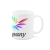 Thermal Transfer Mug White Cup Advertising Mug Ceramic Cup Customized Logo Sublimation Mug Coated Cup