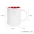 Thermal Transfer Inner Roast Flower Coated Cup Mug Blank Ceramic Cup 11Oz Sublimation Coating DIY Photo Cup