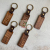 Keychain Diy Cross-Border Wooden Key Buckle Creative Wooden Keychain Advertising Gifts for Free Promotional Customization