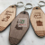 Keychain Diy Cross-Border Wooden Key Buckle Creative Wooden Keychain Advertising Gifts for Free Promotional Customization
