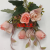 2023 New Single Branch Flower 32cm7 Fork Autumn Small Rose Bud Combination Artificial Flower Artificial Artificial Flower Ornament Fake Flower