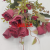 2023 New Single Branch Flower 32cm7 Fork Autumn Small Rose Bud Combination Artificial Flower Artificial Artificial Flower Ornament Fake Flower